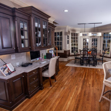 Large Desk with Cabinets