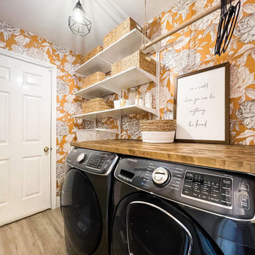Bohemian Style Laundry Room