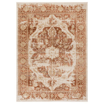 Well Woven Kensington Maxwell Distressed Rust Copper Area Rug, 3'11"x5'7"