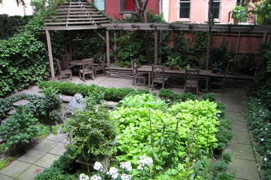 Private Townhouse Garden, 17th Street, New York, New York