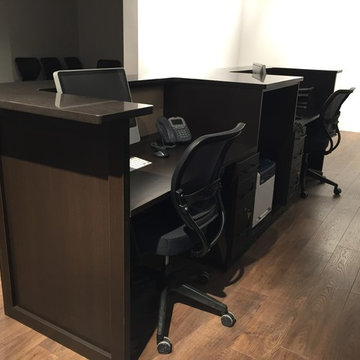 Reception desk- Closet Works Showroom