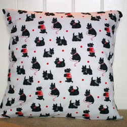 Michael Miller Red Scottie Dog cushion - Decorative Pillows