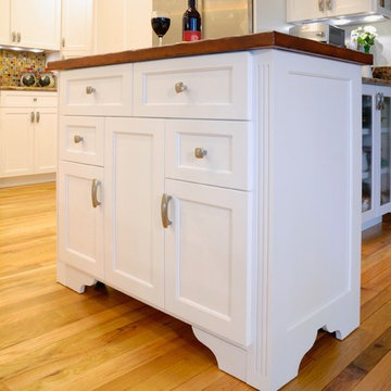 Portable Island with casters