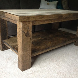 Rustic Maple Coffee Table - Coffee Tables