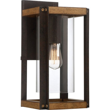 16.5 Inch Outdoor Wall Lantern Transitional Steel - Outdoor - Wall Mounts