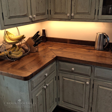Kitchen #10 - Reclaimed Barn Wood Kitchen in Historic Farmhouse