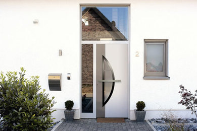 Photo of a contemporary home design in Frankfurt.