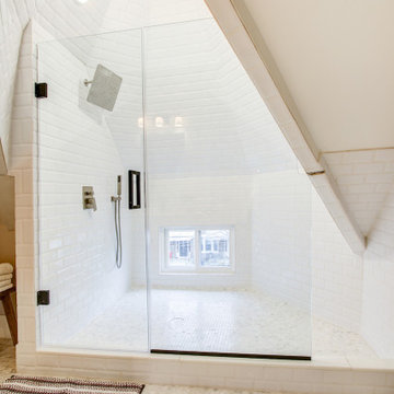 Bathroom Remolded with Stand Alone Tub, Walk-in Shower, Sink, Cabinet, Buchanan