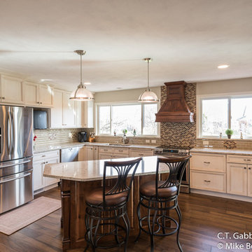 Oatmeal Glaze Major Kitchen Remodel