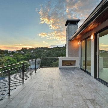 Modern Residence-Reclaimed Ivory White Oak Wood