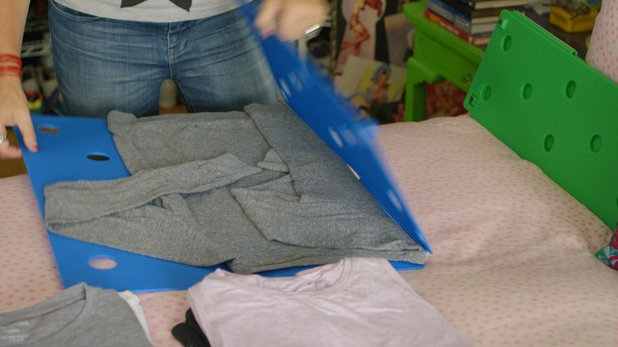 Houzz TV: Try This Cool Way to Fold and Stack T-Shirts