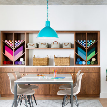 Colorful Kid's Craft Room