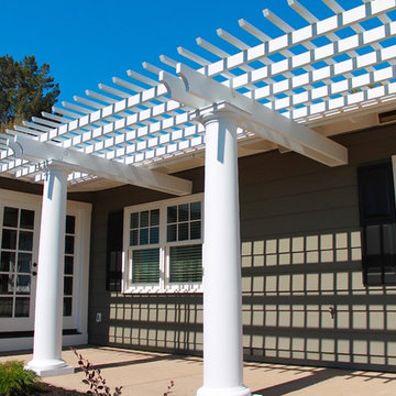 Building and Staining of Pergola