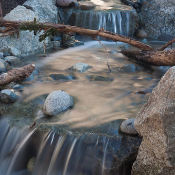 Close-up of waterfall