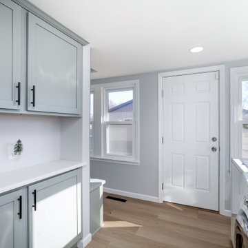 Mechanic Kitchen & Mudroom Remodel Before/Afters