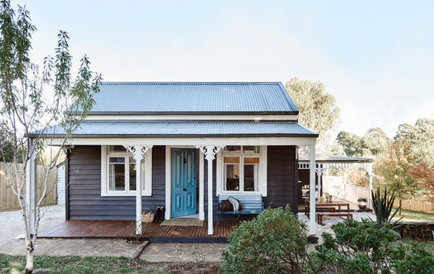 Scandinavian House Exterior by One Girl Interiors