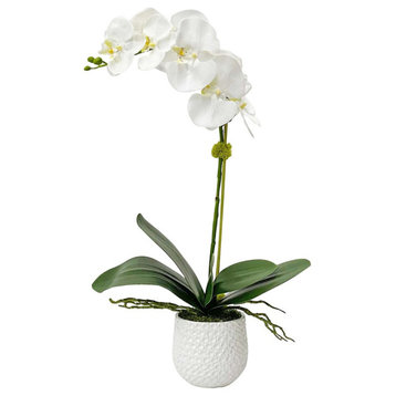Uttermost Cami White Orchid, 60178