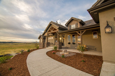 Arts and crafts exterior home photo in Denver