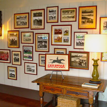 wall photo arranging ideas