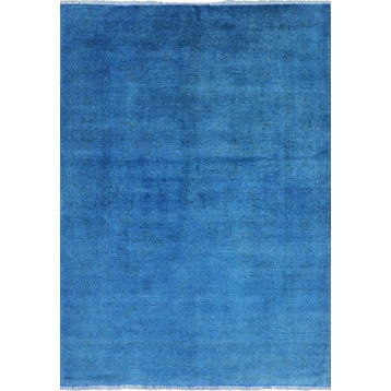 Oriental Persian Full Pile Overdyed Rug, 6'3"x8'9"