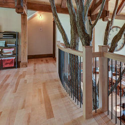 Timber Frame Home on Lake Ontario - Hardwood Flooring