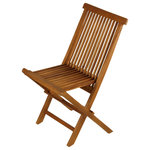 MGP - Teak Folding Chair 19"x21"x35", Set of 2 - We use solid Indonesian plantation teak to build our teak folding chairs. These chairs can be easily stored away during off season or when not in use. Finished with polish wax and sealer. 19"W x 21"D x 35"H Set of 2.
