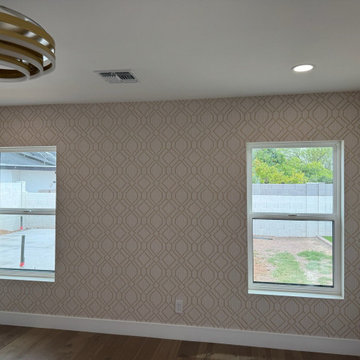 Wallpaper installation Guest Room in Paradise