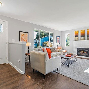 Everett living room- A complete Reconstruction