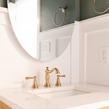 Farmhouse Style Powder Bathroom Remodel