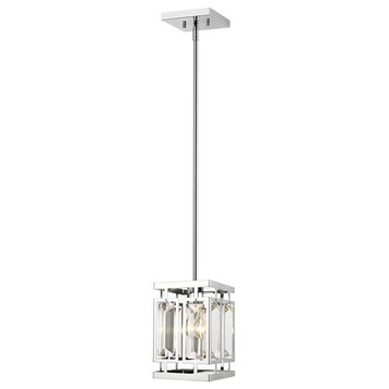 Mersesse Collection 1 Light Pendant in Chrome  Finish