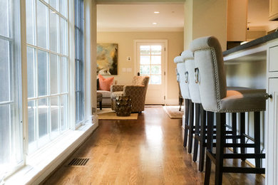 Inspiration for a transitional hallway remodel in Portland