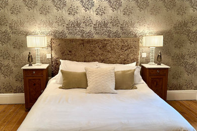 Contemporary bedroom in Kent.