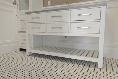 Inspiration for a transitional bathroom remodel in San Francisco