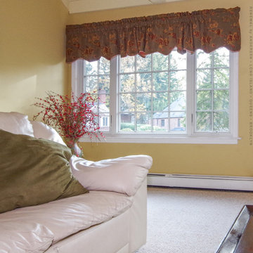Classy Family Room with New Windows - Renewal by Andersen Long Island, Queens &