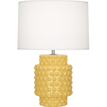 Robert Abbey Dolly Accent Lamp, Sunset Yellow Glazed Textured Ceramic - SU801