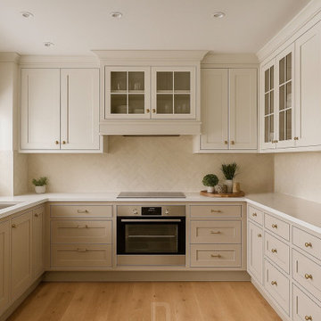 Singhal Villa_Modern Kitchen with Cabinets by Neomen