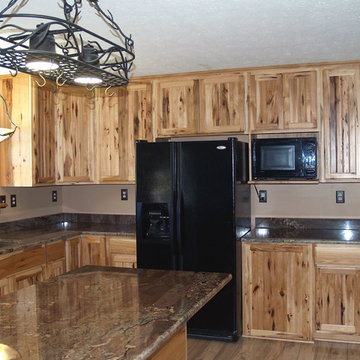 Rustic Hickory Kitchen Cabinets