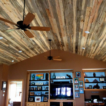 Beetle Kill pine ceiling