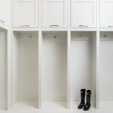 Transitional Laundry Room