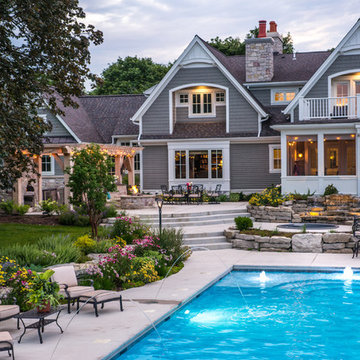 Backyard Pool, Patio, Perennials, and FUN in Barrington, IL