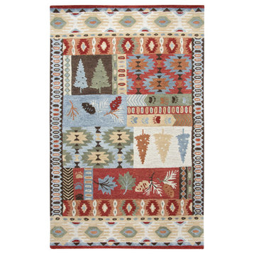 Rizzy Home NWD101 Northwoods Area Rug 8'x10' Red