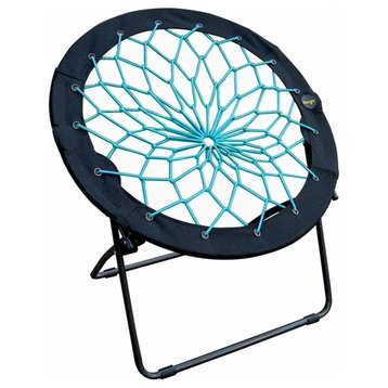 Zenithen Limited Bungee Dish Chairs - Pack of 3 Chairs: Teal, Plum, Indigo