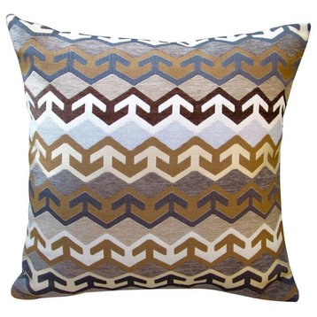 Indoor Geometric Arrow Southwestern Country Cabin 20x20 Throw Pillow