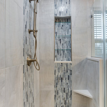 Transitional Primary Bathroom Design Mechanicsville, MD
