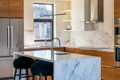 Inspiration for a modern kitchen remodel in San Francisco