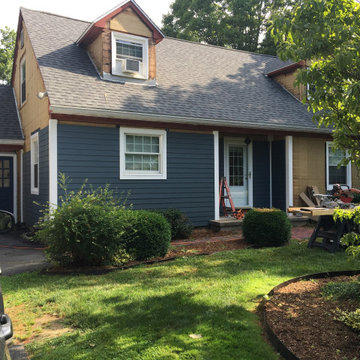 Replacing aluminum siding with Hardie Plank in Hatfield