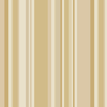Norwall Simply Stripes 2 SY33967 Step Stripe Ochre Cream Off White Wallpaper