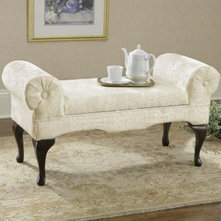 Traditional Upholstered Benches by Through the Country Door