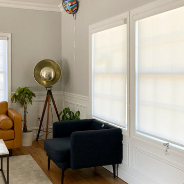 Springblinds Blackout + 5% Solar Shades House Project
