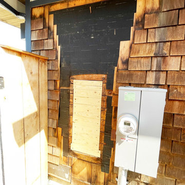 Wood Shale Wall Patching